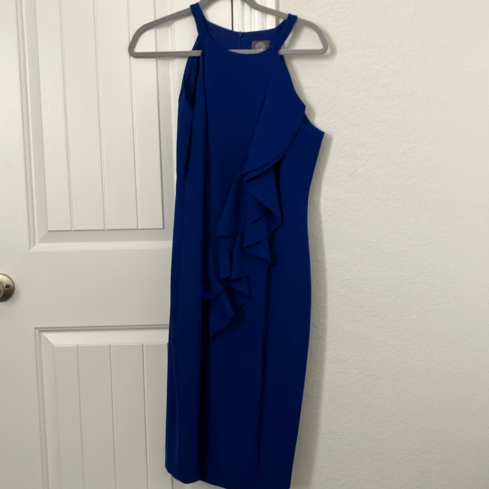Vince Camuto Royal Blue Asymmetrical Dress